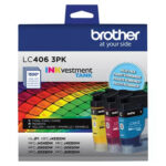 Juego de cartuchos de tinta de color de rendimiento estándar Brother LC406 INKvestment Tank (cian, magenta, amarillo) - Imagen 3