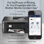 Brother MFC-J1010DW Wireless Inkjet All-in-One Color Printer with LC401 High-Yield Black Ink Cartridges Kit (Manufacturer Refurbished) - Imagen 9