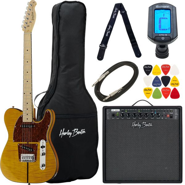 4cae7026aed054f762600fc783ebcddd.jpg Harley Benton TE-80 NT Deluxe Series Set - Imagen 1