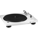 Tocadiscos estéreo Denon DP-450 con USB (blanco)