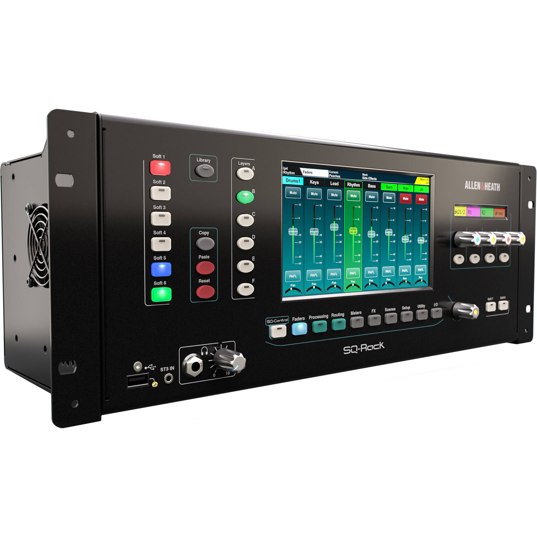 4d70cbbfc083f85edfecd53143d66c75.jpg Allen & Heath SQ-Rack 48-Channel / 36-Bus Rackmount Digital Mixer (4 RU) - Imagen 1