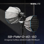 Foco LED Nanlite FC120C RGB (kit de caja de luz octogonal) - Imagen 10
