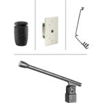 Audio-Technica U853PM Micrófono colgante y módulo de alimentación de placa (negro) - Imagen 3
