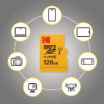 Tarjeta de memoria microSDXC Kodak Ultra Performance UHS-I de 128 GB con adaptador SD - Imagen 4