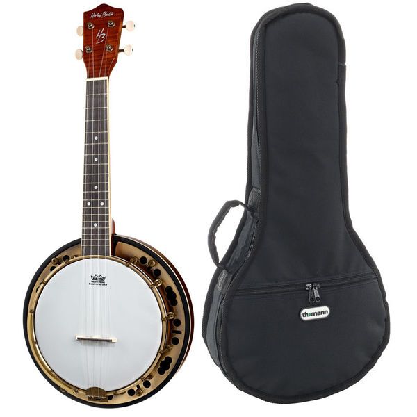 4f65340eee59902cd0051bfc4a42db07.jpg Harley Benton BJU-15Pro Banjo Ukulele w/Bag - Imagen 1