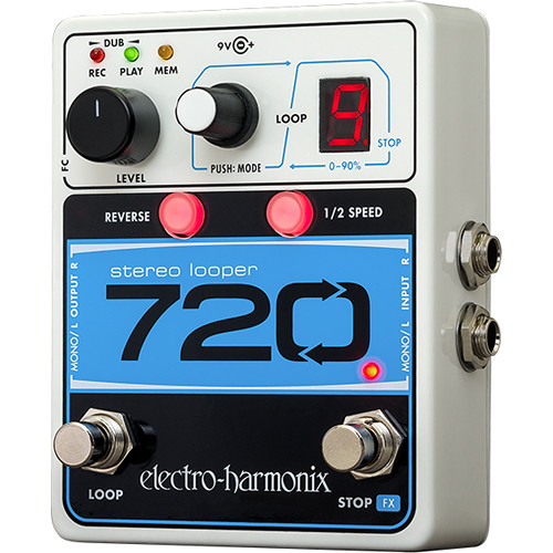 4fbcfb15e9cbf1fb8c925d1cdec84531.jpg Pedal de looper estéreo Electro-Harmonix 720 - Imagen 1