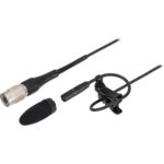 Audio-Technica BP898cW Micrófono Lavalier cardioide subminiatura (negro, conector estilo cW)