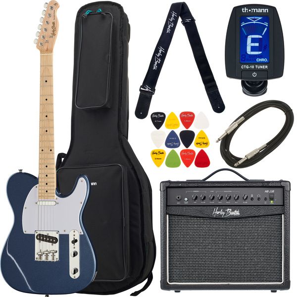 510447a83de3d7937a553850b65df86d.jpg Harley Benton TE-20MN BM Standard Bundle - Imagen 1