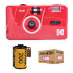 Kit de cámara de película Kodak M38 de 35 mm (llama escarlata)
