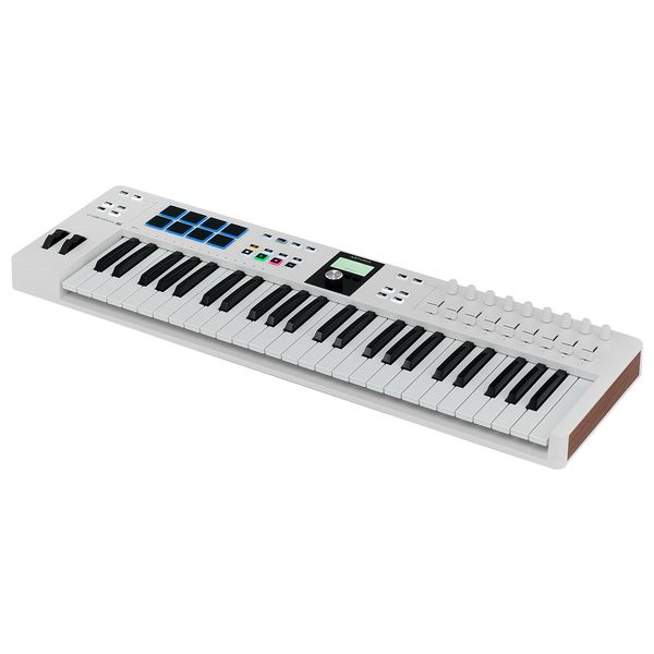 52f9114598393aded04dd19a37a70c93.jpg Arturia KeyLab Essential 49 MK3 White - Imagen 1