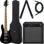 Harley Benton B-550 Black Progressive Set 1