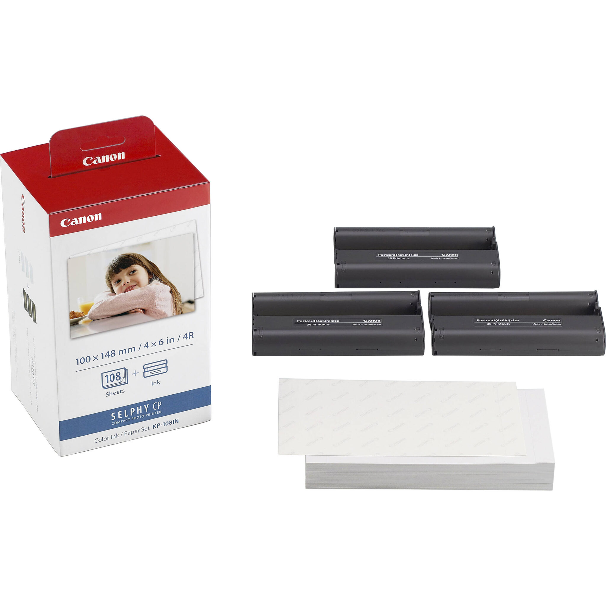 537ec31d68dad22b74f9122a5e63527d-1.jpg Canon KP-108IN Color Ink and Paper Set - Imagen 1