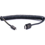 Cable Micro-HDMI a HDMI en espiral Atomos AtomFLEX (16 a 32 ")