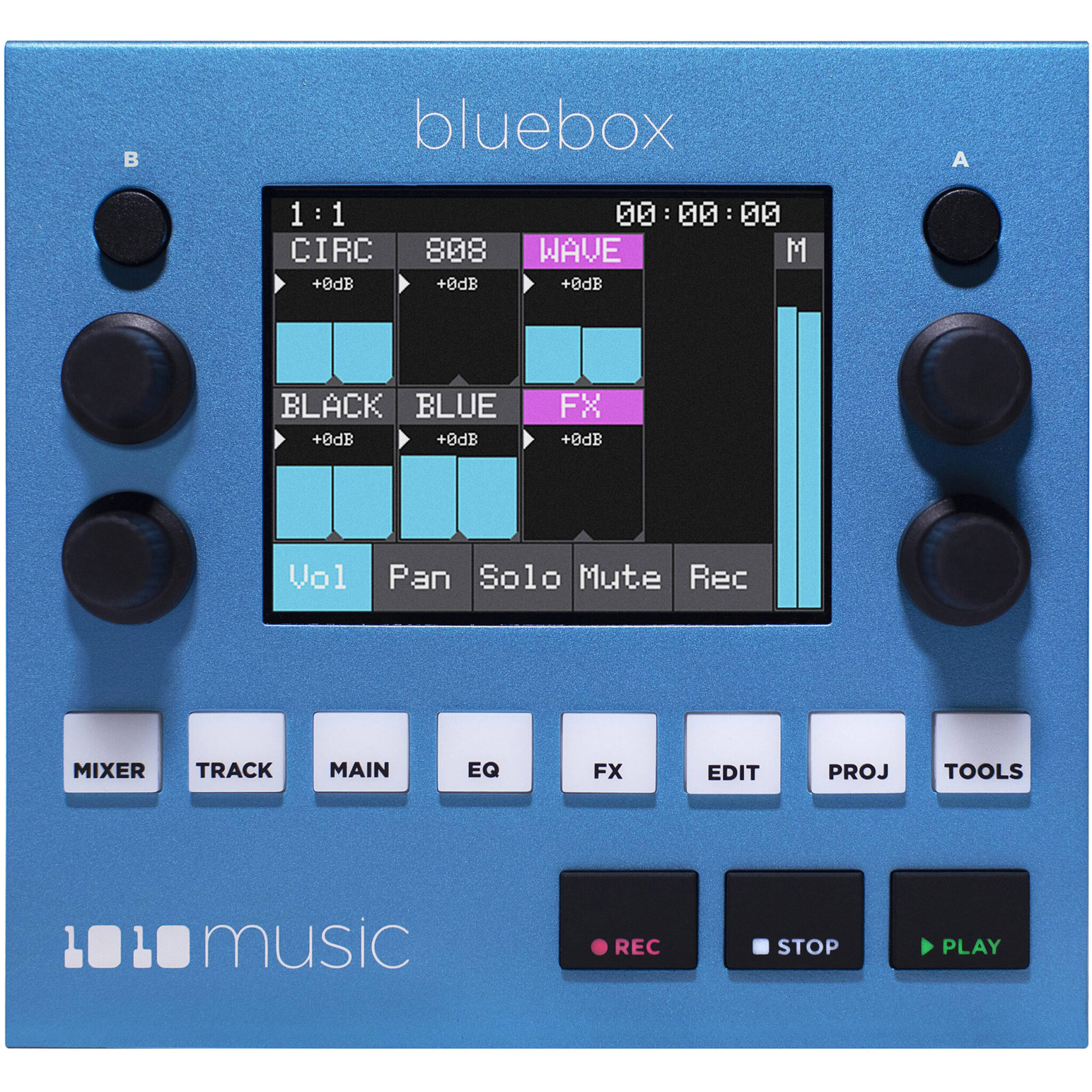 53ffa4587bb81cd80bfe5a25066203df.jpg 1010music Bluebox Mezclador/grabador digital compacto (azul) - Imagen 1
