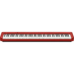 Casio CDP-S160 Piano digital portátil de cuerpo delgado de 88 teclas (rojo) - Imagen 5