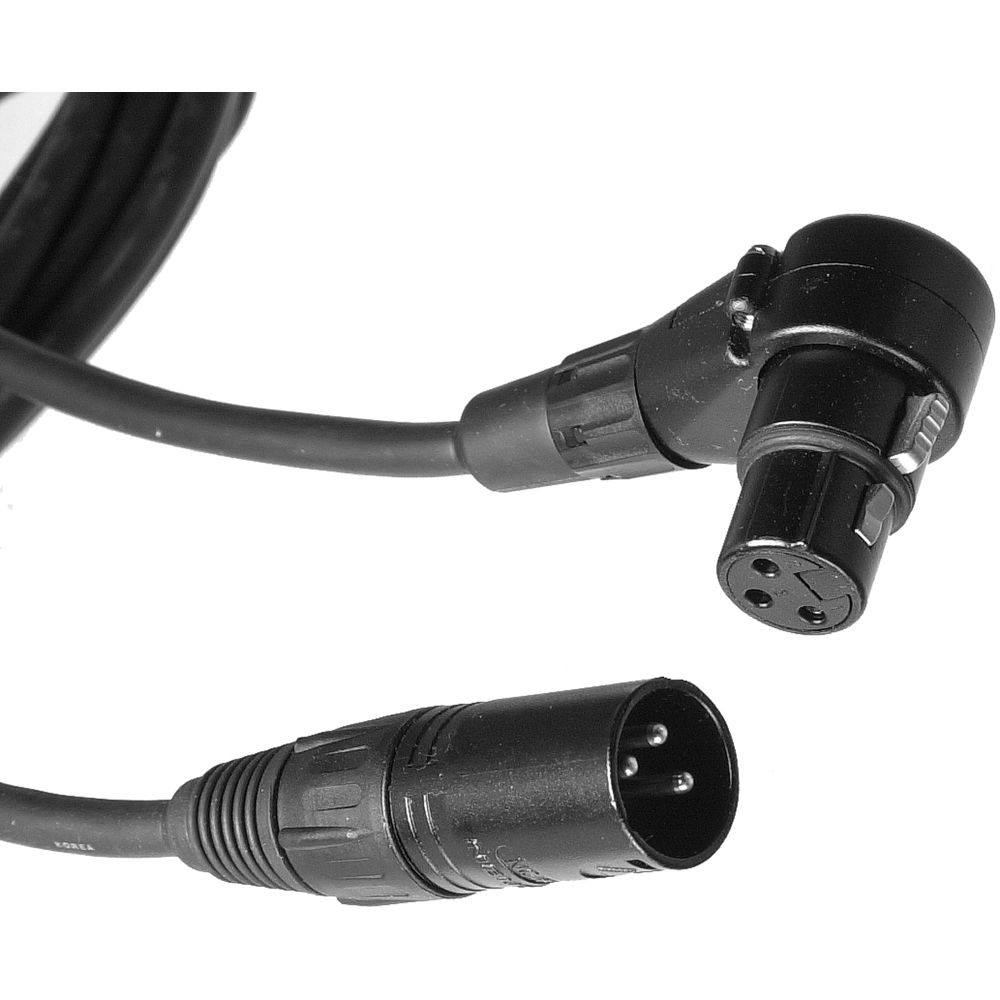 549e69b9e0b42605ac2da859d4bb8a30.jpg Audio-Technica AT8314 Cable de micrófono de ángulo recto premium (20', negro) - Imagen 1