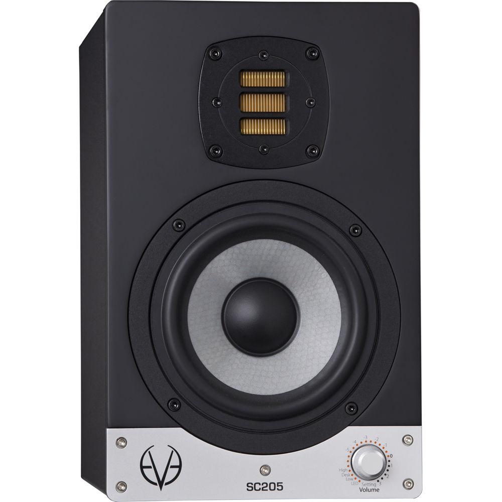 54f5a63c0f57f1e9c51938754efe369c.jpg Eve Audio SC205 Monitor de estudio activo de campo cercano de 2 vías y 5" (plateado y negro) - Imagen 1