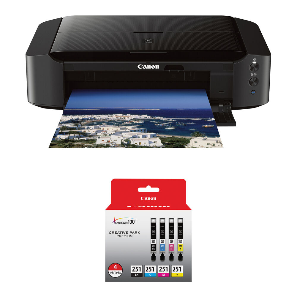 55066fa2da1d9f4be3da44d1c252daa8.jpg Canon PIXMA iP8720 Wireless Inkjet Photo Printer with CLI-251 4-Color Ink Pack Kit - Imagen 1