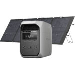 Central eléctrica portátil EcoFlow DELTA 3 Classic con panel solar de 220W