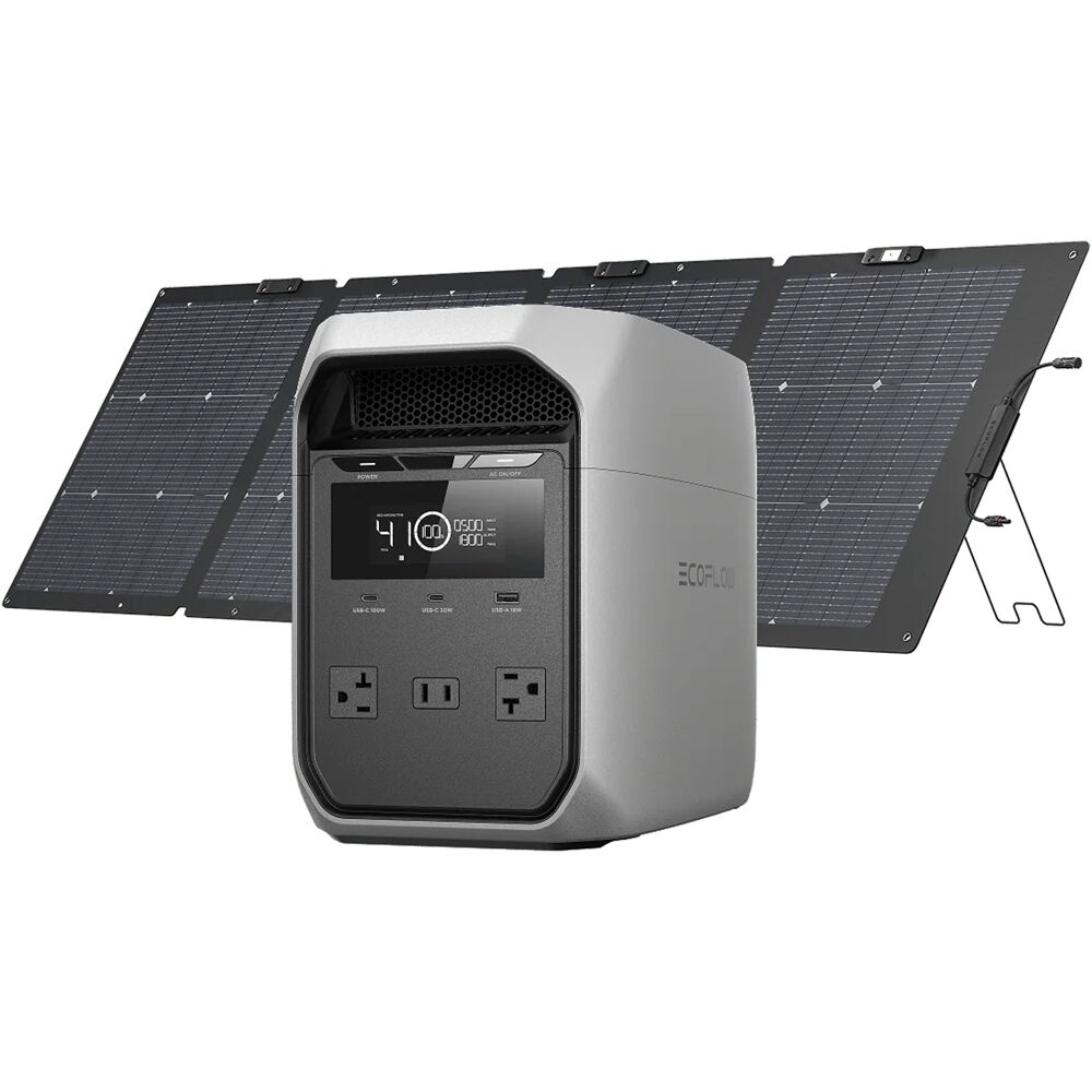 55aac0610b7fd319e33357be9c2023d3.jpg Central eléctrica portátil EcoFlow DELTA 3 Classic con panel solar de 220W - Imagen 1