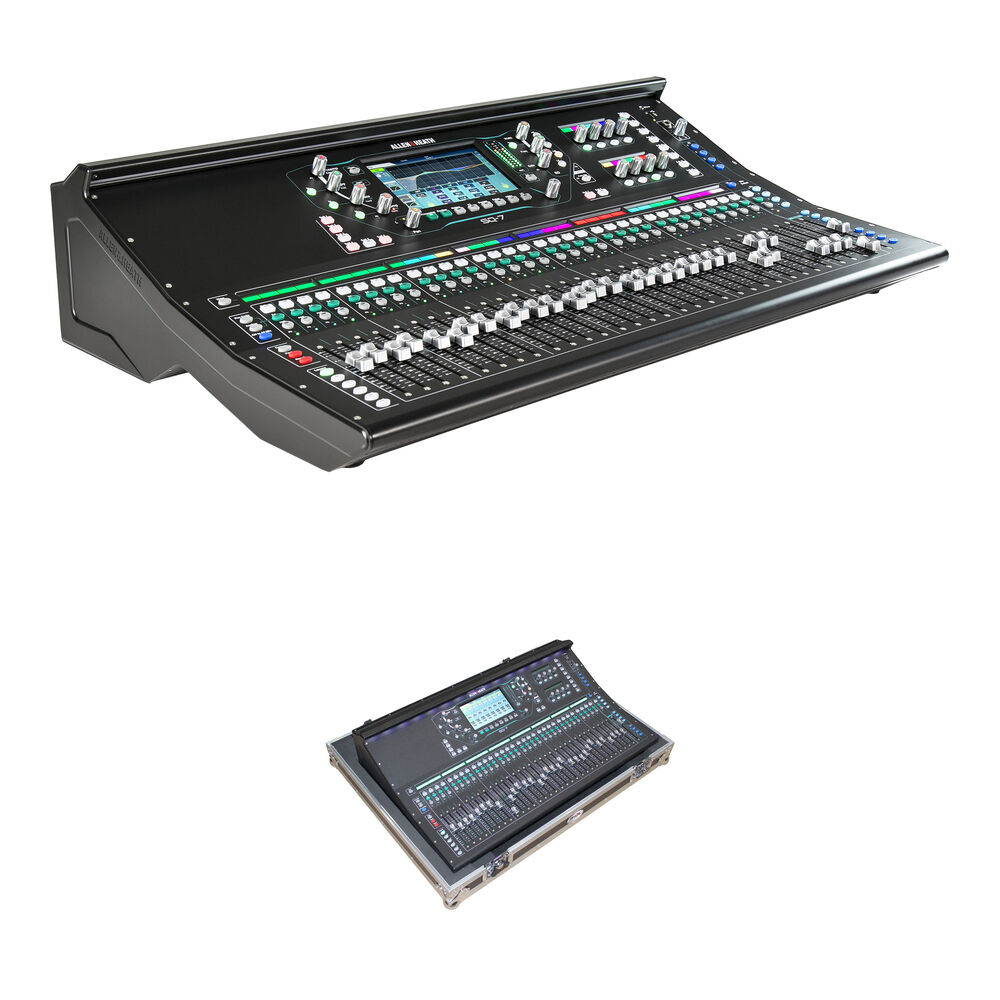 566413f8f2fb0fae72b7056e3996b547.jpg Kit de mezclador Allen & Heath SQ-7 con estuche de vuelo ProX - Imagen 1