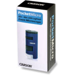Microscopio de bolsillo Carson MM-450 PocketMicro 20x-60x (azul) - Imagen 2