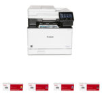 Canon imageCLASS MF753Cdw Multifunction Wireless Color Laser Printer with Standard-Capacity Toner Cartridges Kit