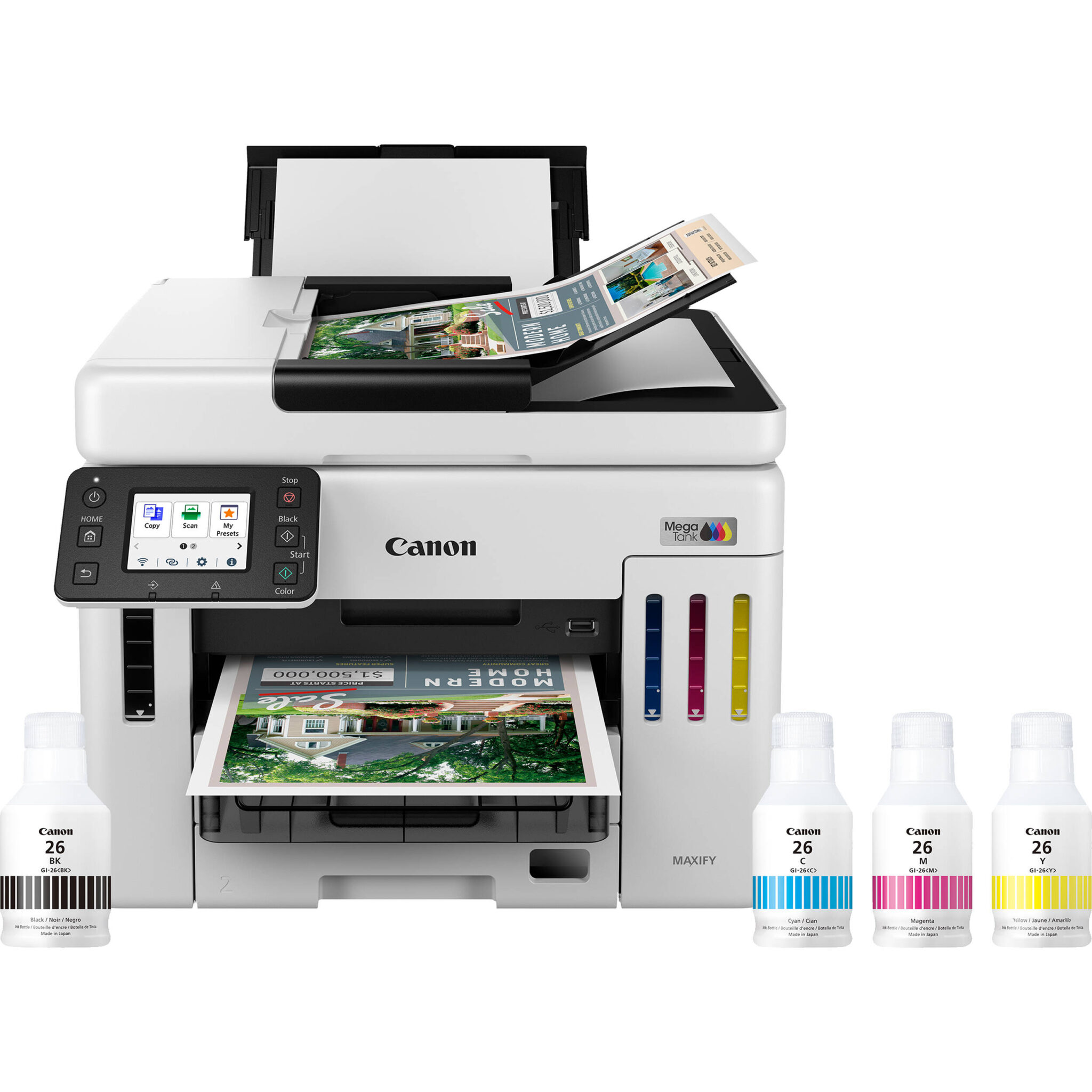 5738f5d29564be0bcf0e640f115a43be.jpg Canon MAXIFY GX7120 Wireless MegaTank All-in-One Color Printer - Imagen 1