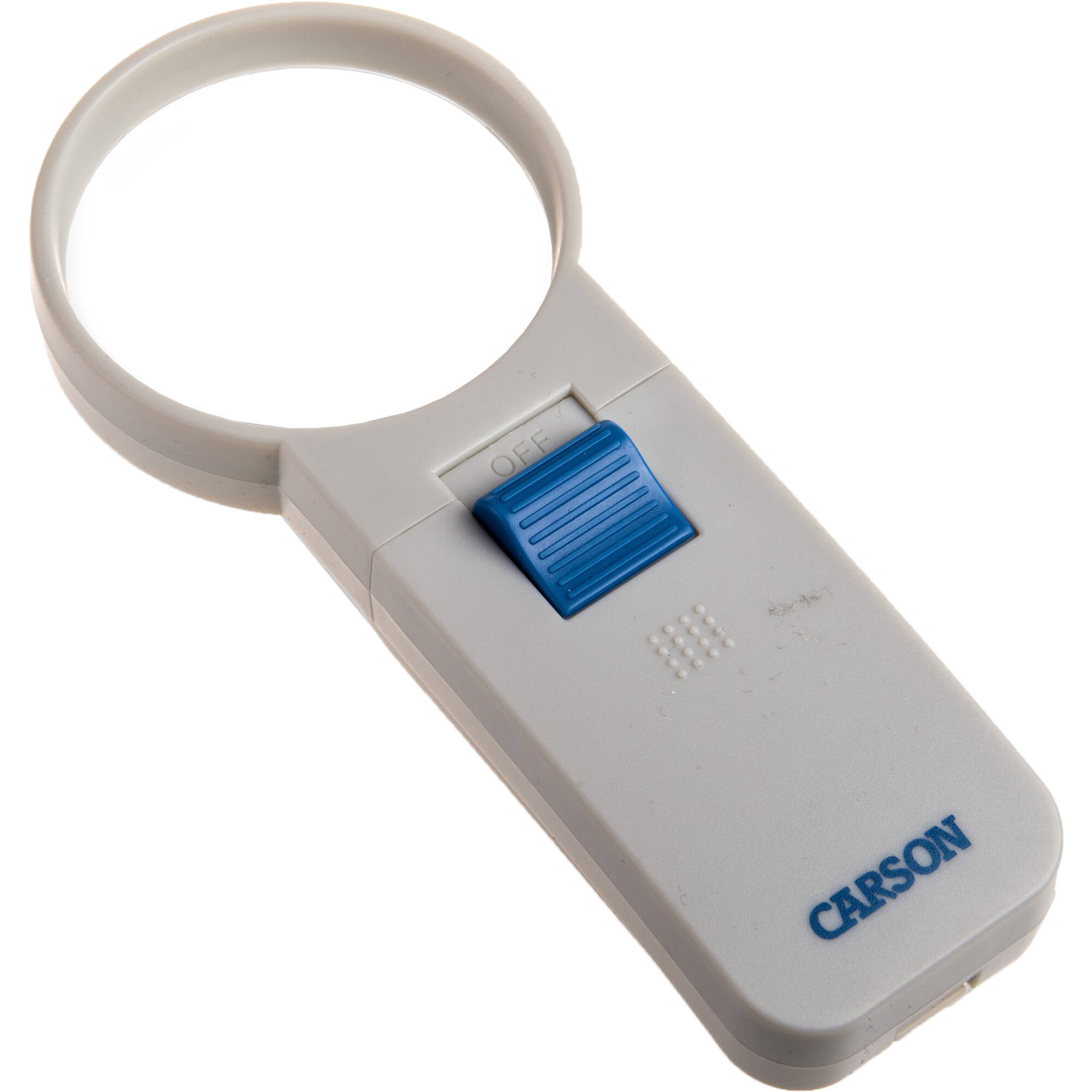 576cbeeb929eeb941e4609bdabf10875.jpg Lupa con luz LED asférica de potencia 5x de mano iluminada Carson (2,5") - Imagen 1