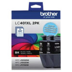 Brother MFC-J1800DW Print & Cut All-in-One Color Inkjet Printer with LC401XL2PKS High-Yield Black Ink Cartridges Kit - Imagen 7