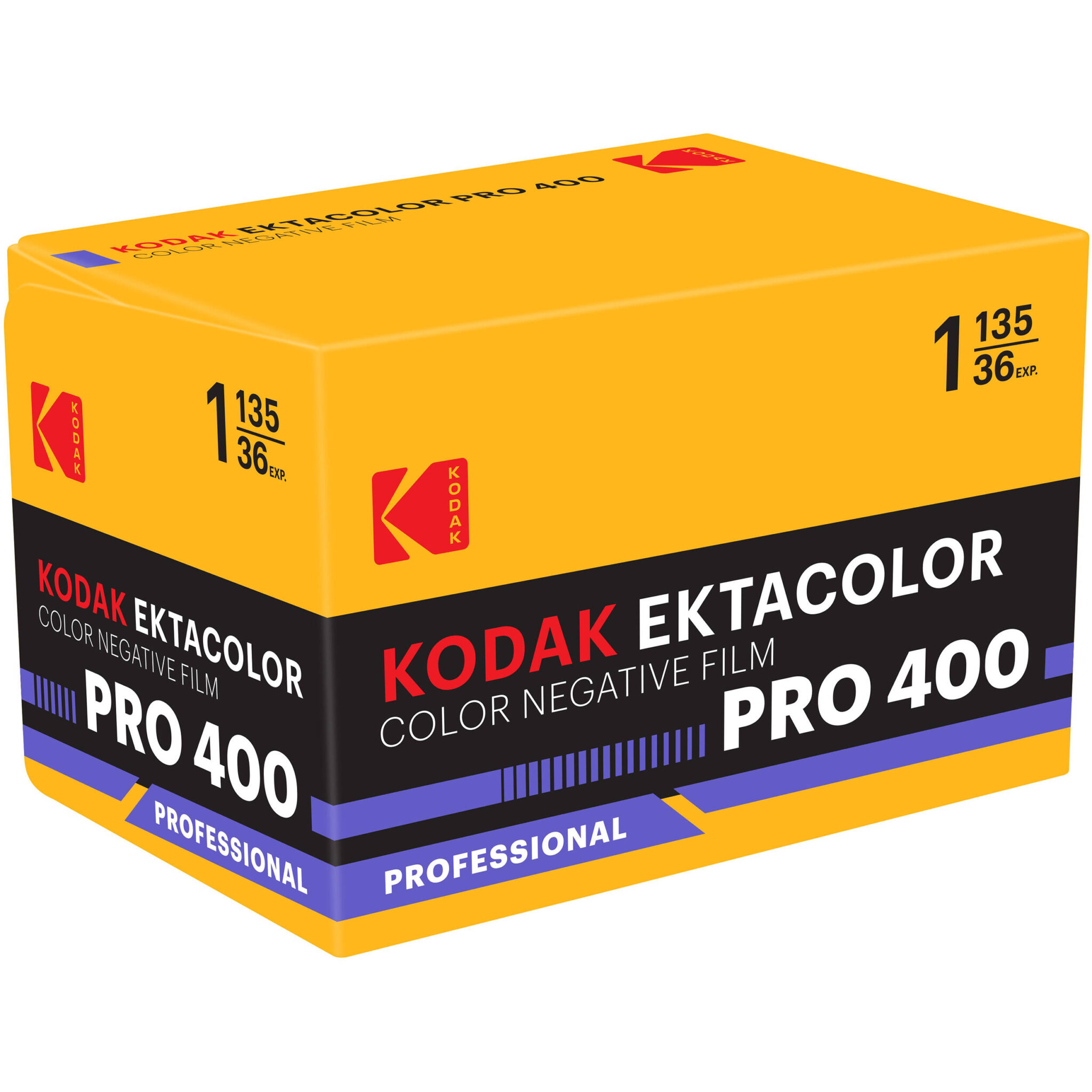 5809c8efad703fe08a83a9a594238d2e.jpg Película negativa de color Kodak Ektacolor Pro 400 (rollo de película de 35 mm, 36 exposiciones) - Imagen 1