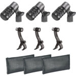 Audio-Technica ATM230PK Micrófono dinámico hipercardioide para instrumentos (paquete de 3) - Imagen 4