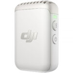 Transmisor/grabador de clip DJI Mic 2 con micrófono incorporado (2,4 GHz, blanco perla)