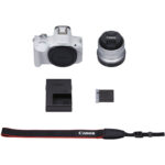 Canon EOS R50 Mirrorless Camera with 18-45mm Lens (White) - Imagen 7