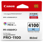 Canon PFI-4100 Photo Cyan Pigment Ink Tank (80mL) - Imagen 2