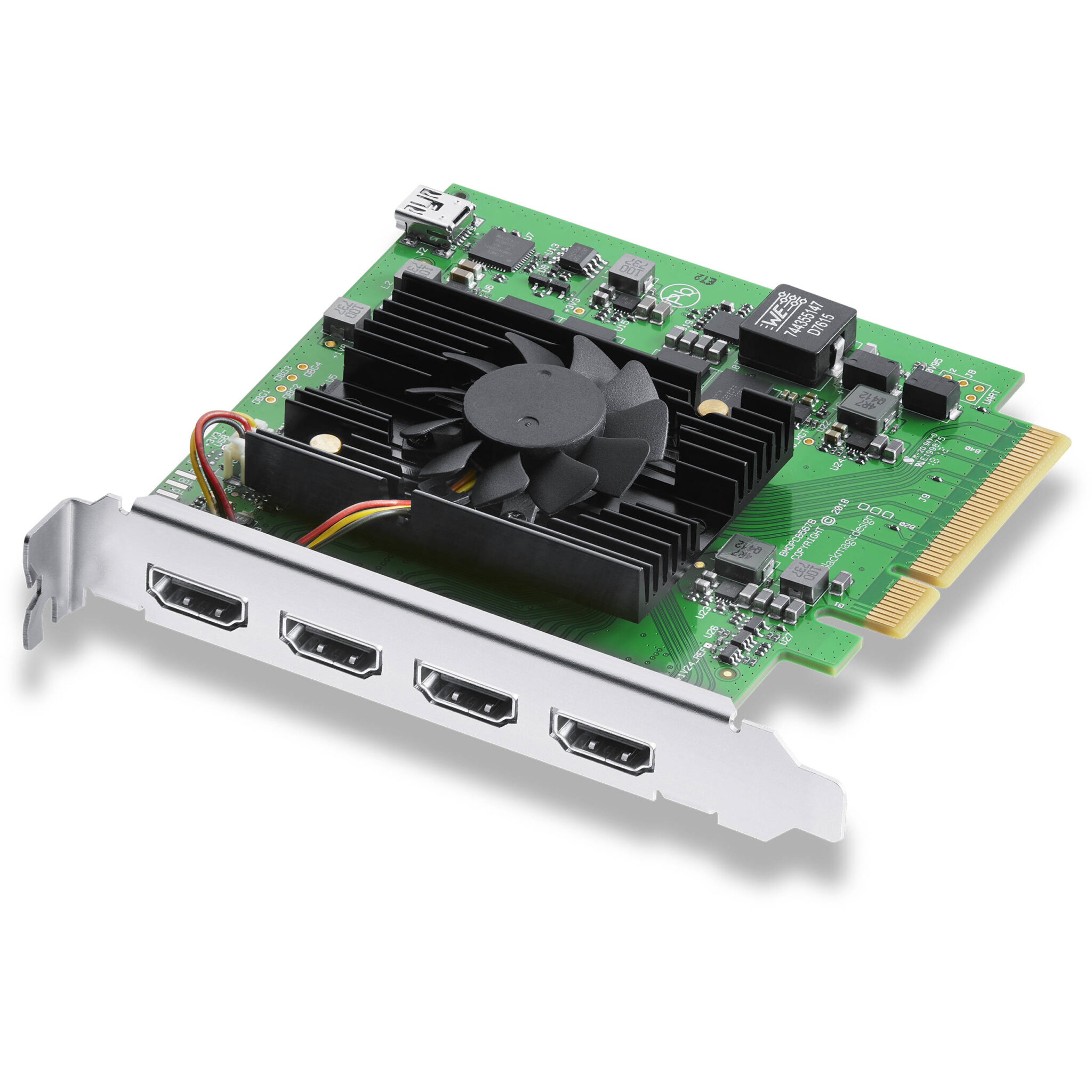 59c618ba9b9d62825a42e5baa83ec971.jpg Tarjeta de captura para grabadora Blackmagic Design DeckLink Quad HDMI - Imagen 1