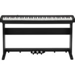 Casio CDP-S160 Kit de piano digital portátil de cuerpo delgado de 88 teclas con soporte de madera de 3 pedales y banco (negro) - Imagen 14
