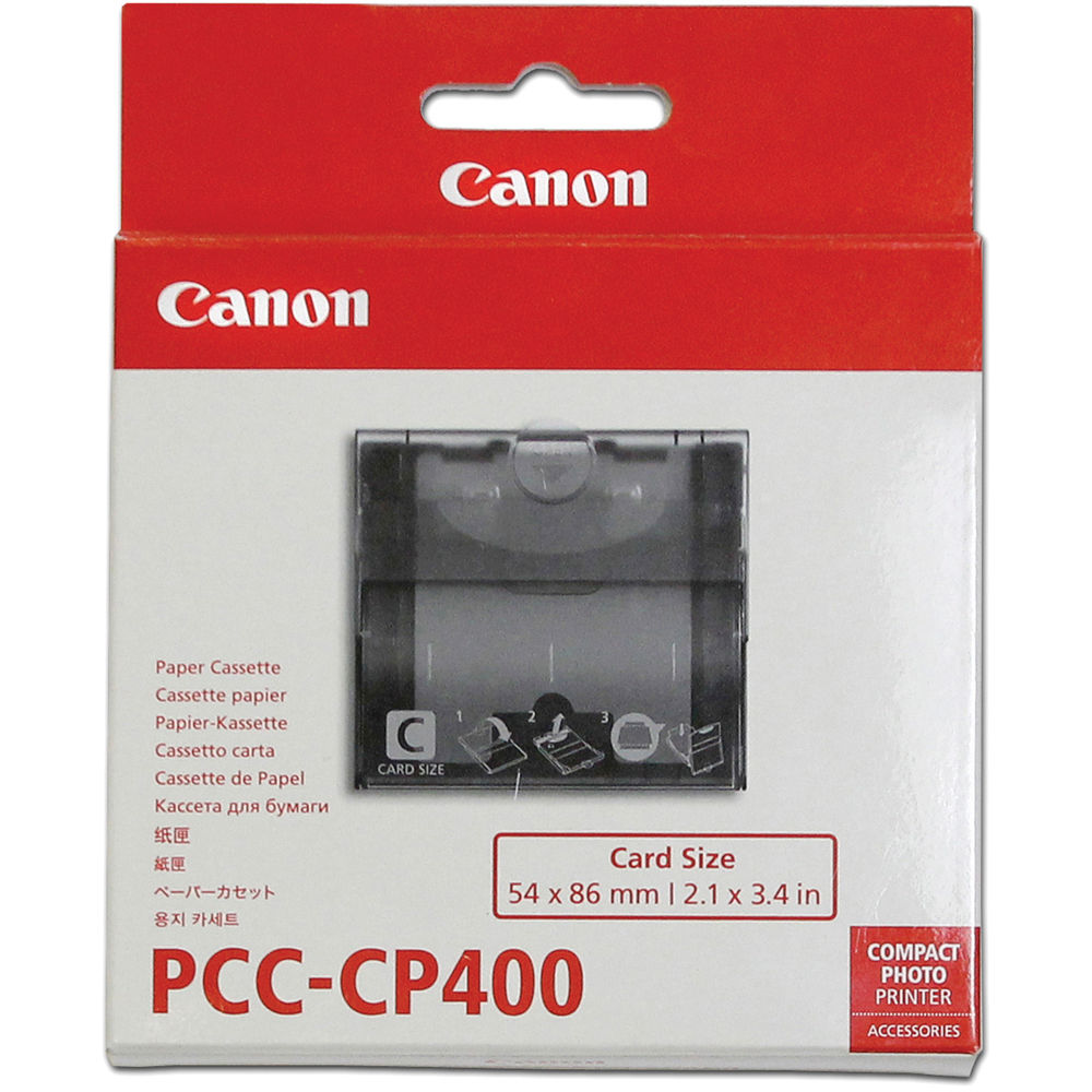 5a02ea169a60333277639f97e19f9675.jpg Canon PCC-CP400 Card Size Paper Cassette for SELPHY CP900 & CP910 Printers - Imagen 1