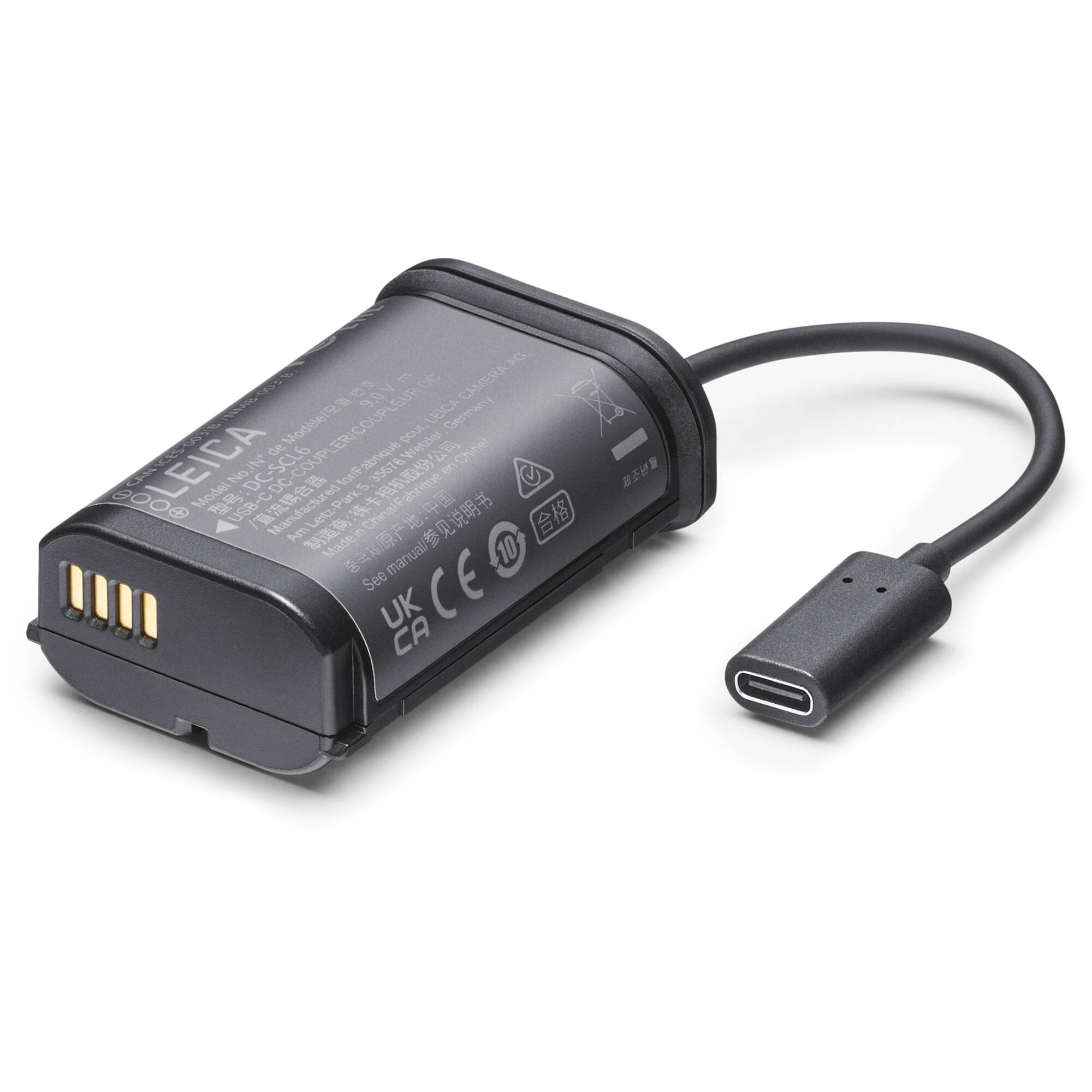 5a0379dd3283e5ebfbb198641e299203.jpg Acoplador CC USB-C Leica DC-SCL6 - Imagen 1