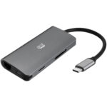 Estación de acoplamiento USB-C 8 en 1 Adesso (compatible con TAA)