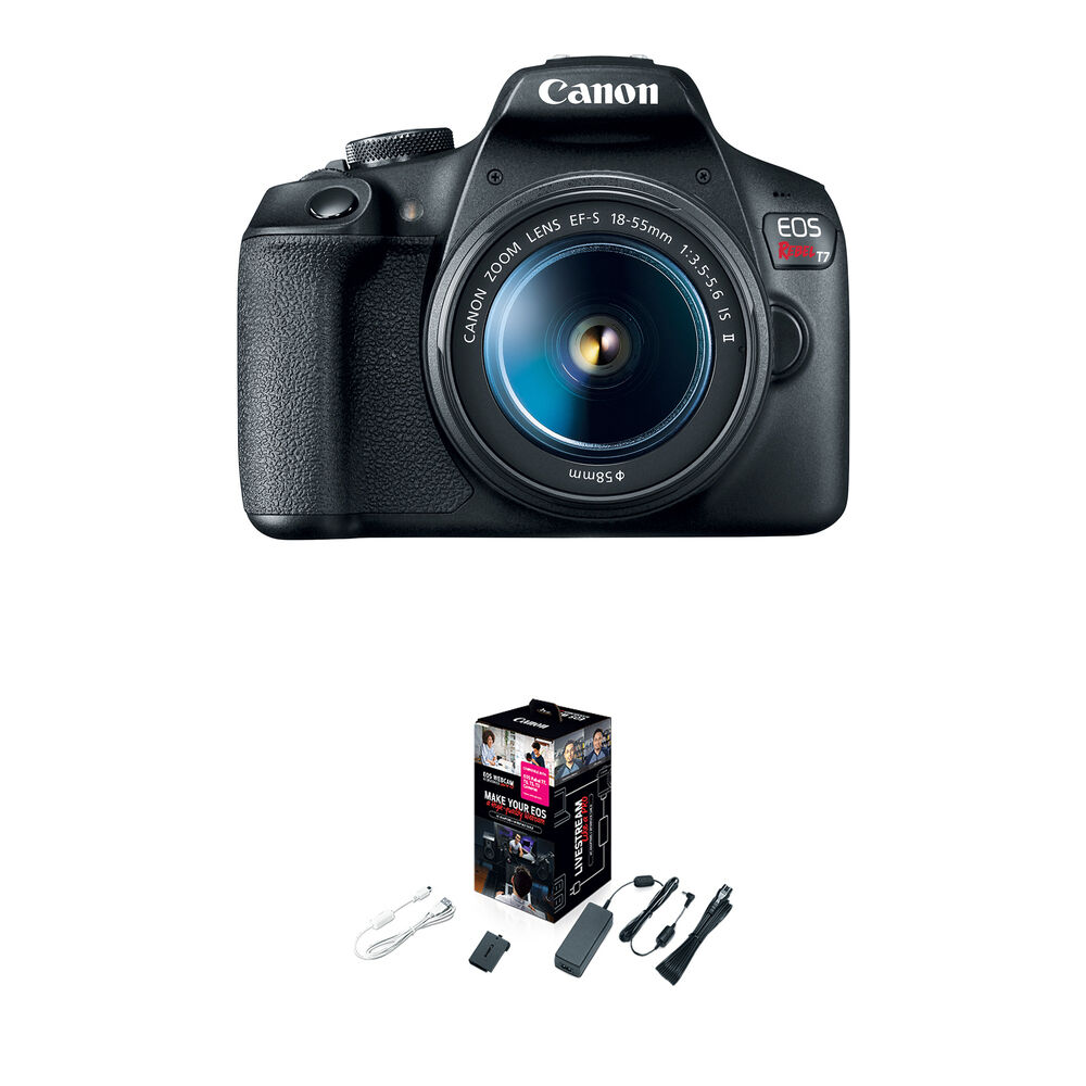 5adde6569d426771f0f2d38c46684abc.jpg Canon EOS Rebel T7 DSLR Camera with 18-55mm Lens and Webcam Starter Kit - Imagen 1