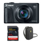 Canon PowerShot SX740 HS Digital Camera with Accessories Kit (Black)