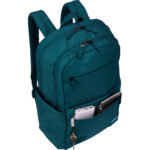 Mochila para portátil reciclada Case Logic Uplink (verde azulado profundo, 26 L) - Imagen 4