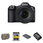 Canon EOS R5 Mark II Mirrorless Camera with 24-105mm f/4 Lens and Essentials+ Kit
