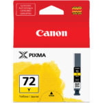 Tanque de tinta amarilla Canon LUCIA PGI-72 - Imagen 2