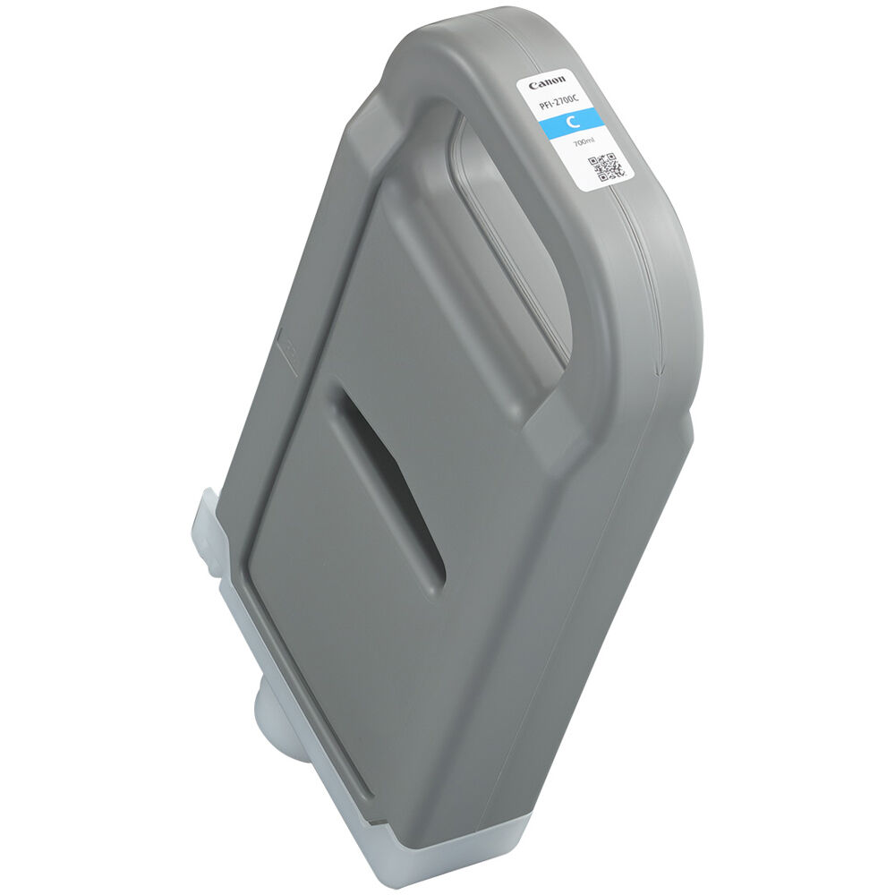 5cd1bf7bc05907f890fa4a3d7d80f010.jpg Canon PFI-2700 Cyan Pigment Ink Cartridge (700mL) - Imagen 1