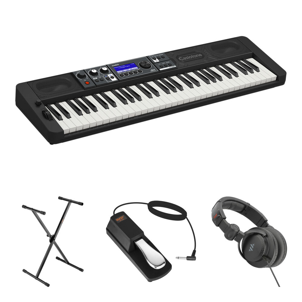 5d2787d6f6ac276e7a9f1e71b74f29fe.jpg Casio CT-S500 Kit económico de teclado portátil de 61 teclas con soporte, pedal y auriculares - Imagen 1