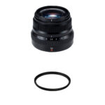 Lente FUJIFILM XF 35 mm f/2 R WR con kit de filtro UV (negro) - Imagen 2