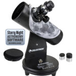 Telescopio reflector Celestron FirstScope 76 mm f/4 Signature Series Moon Alt-Az con kit de mapas - Imagen 7