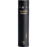 Audix M1255B-W Micrófono de condensador miniatura con cable de 25' (cardioide, blanco)